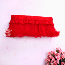 Wedding red lace air conditioning cover hanging air conditioning cover air conditioning cover air conditioning cover