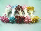Silk mesh flower material stocking flower material small pointed flower core small pearl flower core 70 to 80 small rice grain flower core