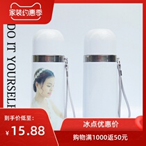 Thermos personality diy custom small cute student couple creative meeting commemorative cartoon printed photo cartoon