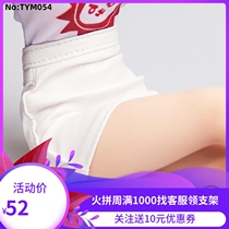 Spot day art beauty TYM053 1 6 female soldier dress sexy bag gluteal leather short dress suitable for coated gluon body