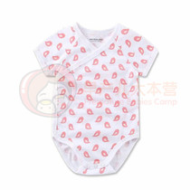 e summer preterm baby clothes half sleeve triangle ha clothes premature baby Jersey monk clothes baby shirt front open ha