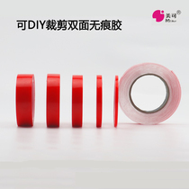 Transparent non-trace nano double-sided tape waterproof magic paste thick wall adhesive hook high viscosity acrylic strong tape