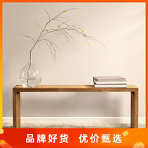 Solid wood bench bench bench bench stool creative bench log long bench living room coffee table bench bench tail stool