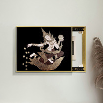 Iserie New Chinese Electric Meter Box Decoration Painting Free Distribution Box Distribution Box Hung Painting Shelter Box Electric Gate Box Living Room Wall Painting