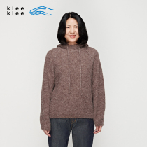 klee klee alpaca hooded hooded pullover K0193KT02