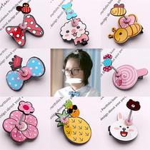 Kitty Girl Juvenile sent the same Lin Miaomiao hairclip cute decoration bangs funny soft girl