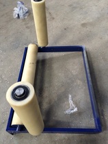 Loading and unloading truck roller material conveyor Aluminum soft material loading and unloading carrier Plastic simple transmission frame