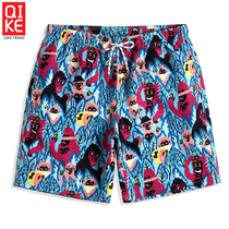 (Rider) Harajuku wind trend beach pants men can go into the water quick dry loose size Swimming shorts mens swimming pants