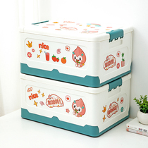 Book box folding storage box students High School put books books tidying dormitory classroom storage box