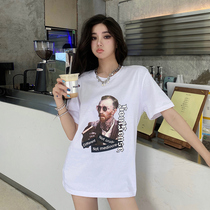 SoulSense Van Gogh Avatar short sleeve T-shirt collage art printing national tide artist series half sleeve top