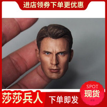 Spot 1 6 soldiers Captain America Iron Man head sculpture model Avengers Captain America 3 neck-free head sculpture