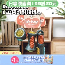 UK Rosewood Pet luminous stretch ball Luminous bone bite-resistant molar interactive outdoor training dog toy