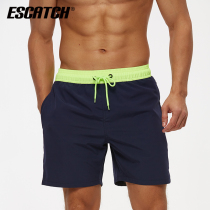 Mens swimming trunks anti-embarrassment loose quick-drying beach pants men can go into the water summer water park shorts hot spring swimming trunks