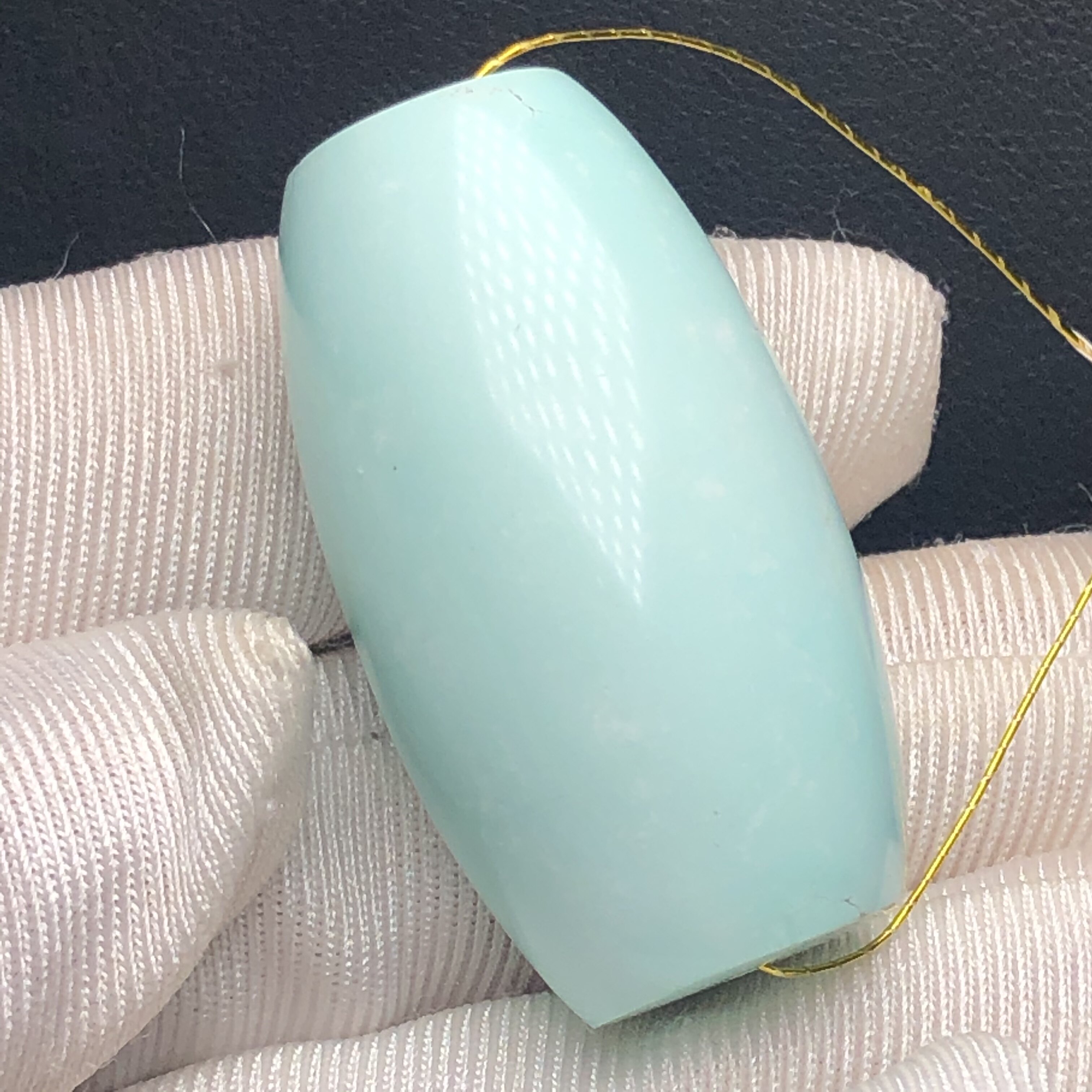 Fine High Porcelain Turquoise Bucket Beads Loose Beads With Beads