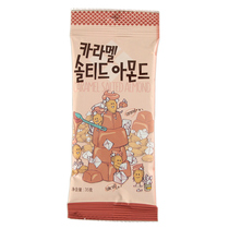 Korea Snacks Tom Farm gillim caramelized salt baked almond 35g bag nut Nut Almond