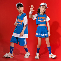 Childrens street dance suit hip-hop hiphop catwalk costumes performance costumes jazz dance shelf drum tide clothes cheerleading