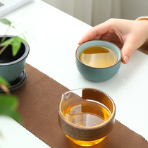 Express Cup Outdoor Portable Tea Tool One-Pot Single-Person Ceramic Tea Cup Tea Cup Small Set
