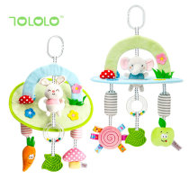 TOLOLO newborn baby stroller pendant baby bed Bell fabric rattling Bell wind chiming baby 0-1 year old plush toy