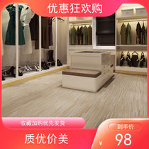 SPC lock floor 6mm smoke-proof hot stone plastic PVC floor board office sheet wood grain wear-resistant flame retardant direct sales