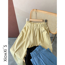 Xiao Xi Jia) new ankle-length pants womens thin casual pants loose summer radish pants thin Haren pants womens Cotton