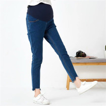 Pregnancy Color Special Cabinet Pregnant Woman Pants Spring Fall without scar Totbelly pants Body Hair Side Jeans YWK213796