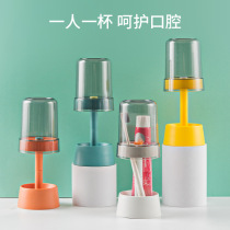 Student dormitories with gargling cup with cover high school students toothbrush toothpaste tooth cup suit washing supplies dorm room special