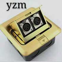 Hot sale Global all copper waterproof pop-up ground two cannon female seat floor floor household