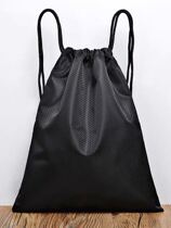 Customized marathon bag drawstring shoulder mens and womens running backpack sports waterproof lightweight storage bag