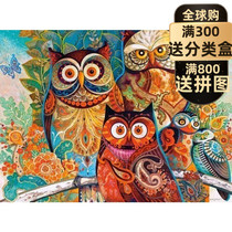 Spot castorland imported puzzle toys 2000 pieces owl adult decompression