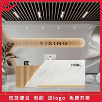 Customized Creative Corporate Front Desk Simple Modern Shop Shop Counter Beauty Bar Check-out