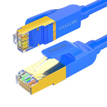 Shanze seven types of network cable home high-speed 10 gigabit oxygen-free copper computer network cat7 shielding 5m10m TMA-7