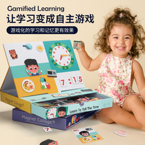 Childrens magnetic puzzle puzzle force brain toy multi-functional 3-6 years old baby 2 girl boy early education magnetic book
