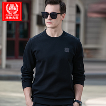 Spring and autumn mens sports necropolis relaxed casual autumn round collar cotton necropolis jacket head large code long sleeve T-shirt blouses