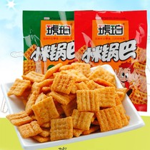 Millet rice crust 25g package snack full box spicy beef flavor snack crispy puffed potato chips