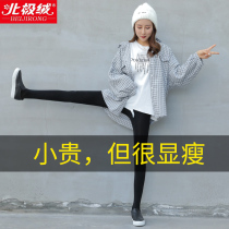 Thin leg leg pressure pants outside wear spring and autumn winter plus velvet leggings stockings womens pantyhose light leg stockings artifact thin model