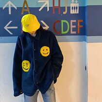 CPFM KANYE KANYE trend loose Tide brand High Street men and women couples with winter thick lamb hair coat