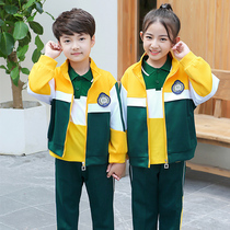 Kindergarten garden clothes spring and autumn new suit British style high school students school uniforms Childrens class clothes sportswear season