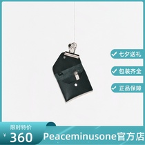 PEACEMINUSONE official website Quan Zhilong GD with the same pmo black wallet coin purse card case