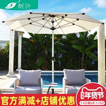 Outdoor Beach Umbrellas Large Outdoor Sun Umbrella Swing Stall Middle Post Umbrella Porch Balcony Garden Villa Gangland Booth Table And Chairs Patio Umbrella