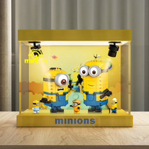 Chuandi acrylic display box Lego 75551 little yellow people and their camp model toy transparent cover