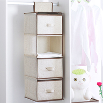 Locker hanging storage hanging bag Wardrobe storage rack Multi-layer clothes underwear underwear dormitory artifact hanging