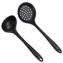 Silicone colander Large high temperature kitchen fishing spoon does not hurt the pot Small colander hot pot kitchen supplies drink spoon 