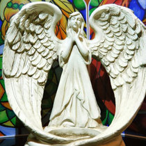 Angel Candlestick plaster ornaments meditation purification environment to create spiritual field