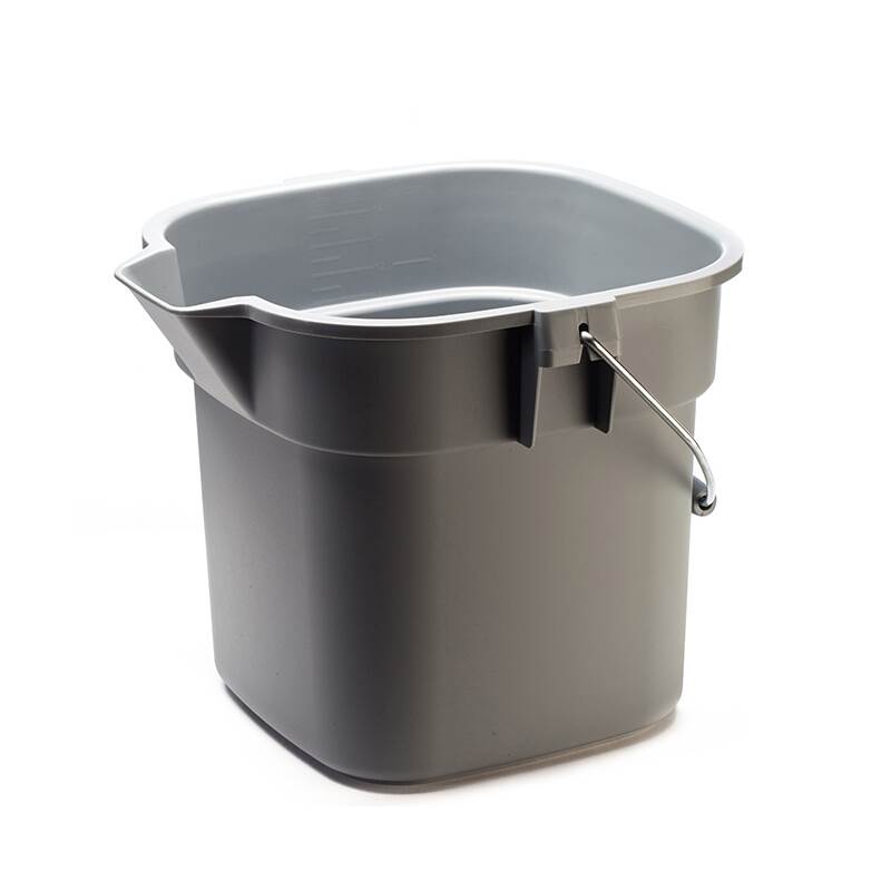 DOPLAY square plastic large water bucket storage bucket 14L household washing pier cloth portable car fishing