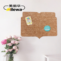 Creative Book Shape Felt Felt Message Board Photo Wall Award-Shaped Wall Class Arranged Polyester Fiber Display Board