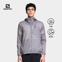 salomon salomon mens windproof jacket summer new skin windbreaker anti-splashing water quick-drying breathable UR TF