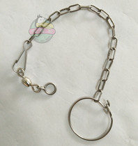 Imported small parrot stainless steel anklet small suitable monk mini diamond gold sun length about 26cm