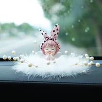 Car Interior Goods Swing Piece On-board Middle Control Bench Perfume Creative Angels Anne Baby Aroma Pendulum in the car