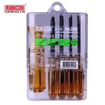 RUBICON Robin Hood 268 household Phillips screwdriver nine-in-one set of one-word screwdriver with strong magnetic screwdriver