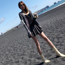 Early spring coat cardigan sweater womens 2021 TB new cardigan knitted jacket womens spring and autumn thin models